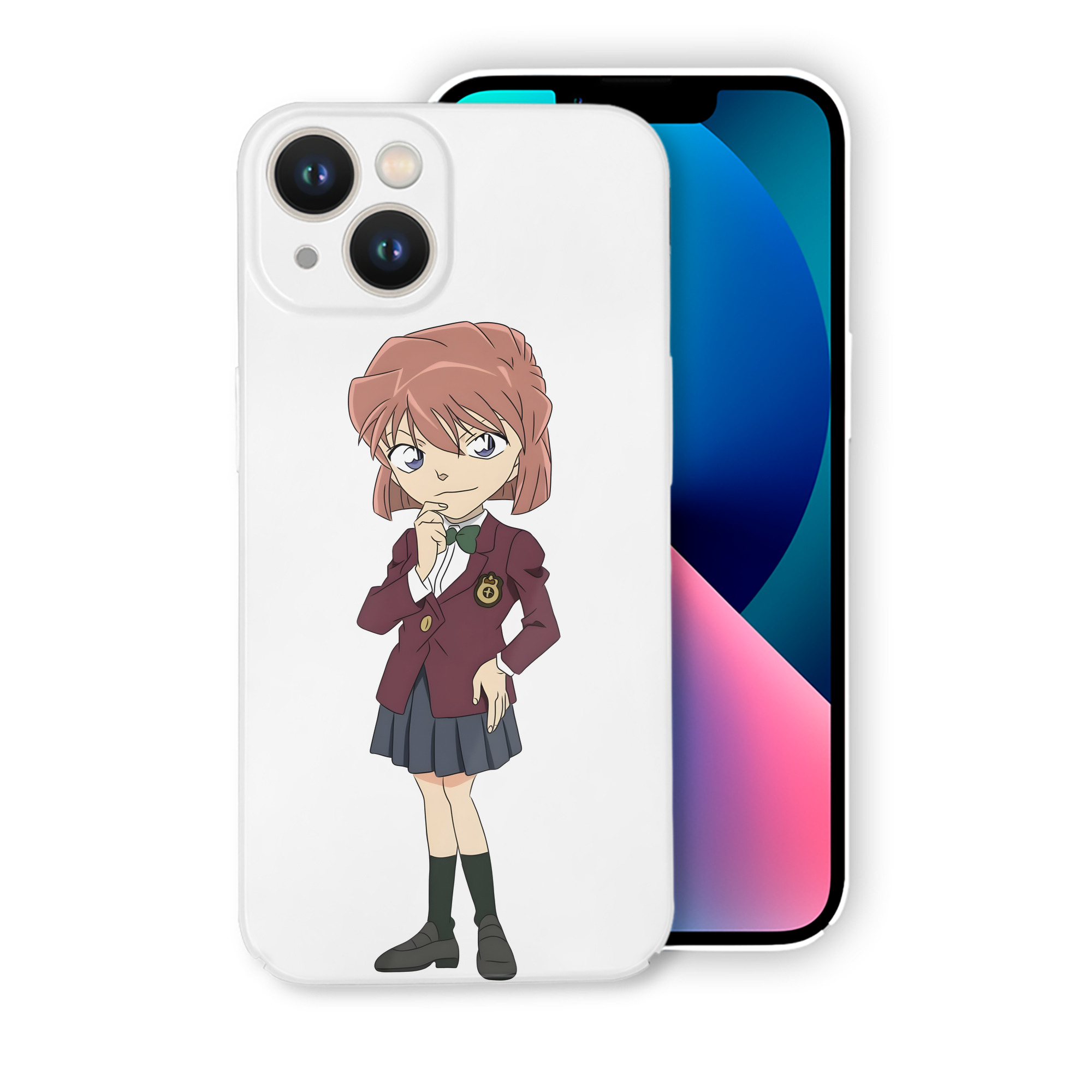 （画像用） 名探偵コナン 灰原 哀 はいばら あい Detective Conan Anita Hailey、Vi Graythorn Haibara Ai 【iPhone 14シリーズ対応】ハードケース